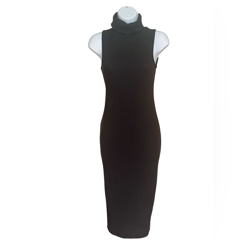 Windsor Off Black Turtleneck Midi Dress. Size Medium. Good condition. - Picture 2 of 7